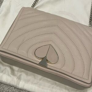 Pre-owned Kate Spade Leather “Amelia” Convertible Chain Shoulder Bag